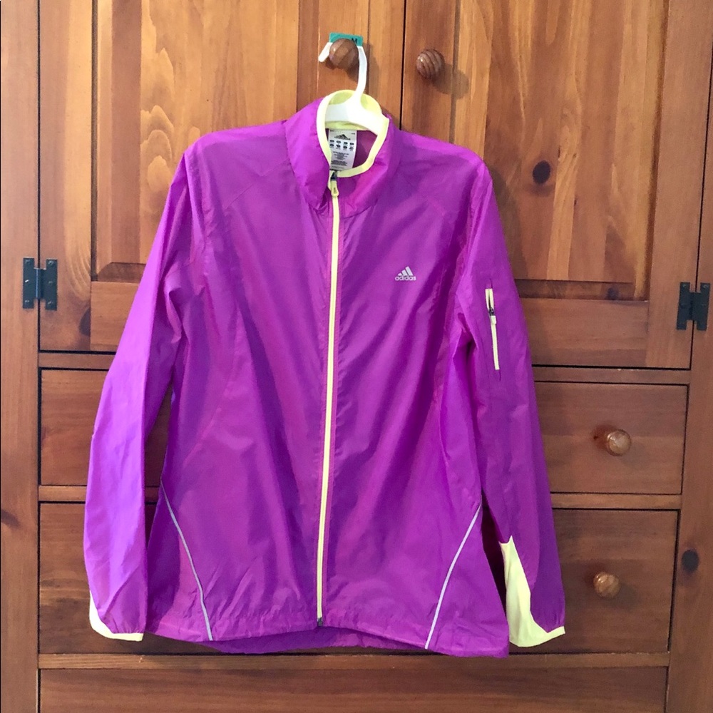 Adidas Lightweight Runner’s Windbreaker-sz Medium